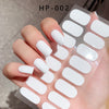 Waterproof And Durable Second Generation Semi-cured UV Nail Beauty Stickers