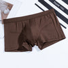 Men's Underwear Solid Color Boxers Breathable U Convex