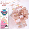 Japanese Style Nail Beauty Gel Stickers Semi-curing French Gel