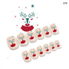 Christmas Cute Children Nails 24 Pieces Wearable