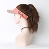 Big Wave Black Baseball Hat Wig Female One-piece Stall Supply Net Red Long Wig