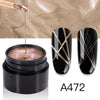 Nail Art Metal Brushed Nail Glue Painting