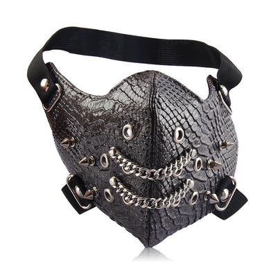 Trendy Face Mask Bright Skin Snake Pattern