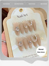 Autumn And Winter White Detachable Nail Tip Wear Armor