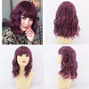 Fashion Ladies Chemical Fiber Air Liu Hai Ripple Wig Head Cover