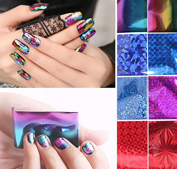 Sternenhimmel Papier Nail Sticker Nailart Aufkleber Sternenhimmel Nagellack