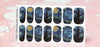 14pcs Nail Sticker Glitter Starry Sky