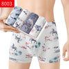 Herren-Boxershorts mit mittlerer Taille, atmungsaktive Jugend-Boxerunterwäsche