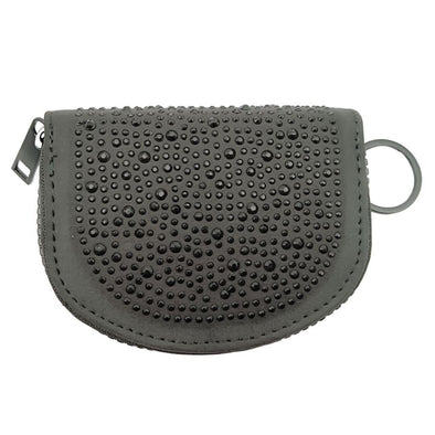 Hot Diamond Pouch Curved Geldbörse Schwarz