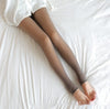 One Piece Translucent Pants With Bare Legs And Thickened Velvet