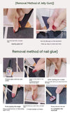 Dark Finished Nail Beauty Ink Smudges Advanced Handmade Hot Girl Removable Waterproof Patch