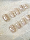 Fashion Nude Fishtail Pearl Nail Beauty Patch