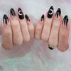 Nail Enhancement Black Flame Star Moon Varnish