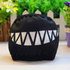 Lovely Teeth Black Cotton Dust Mask