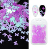 Butterfly Flower Nail Art Sequins Crystal Nail Glue