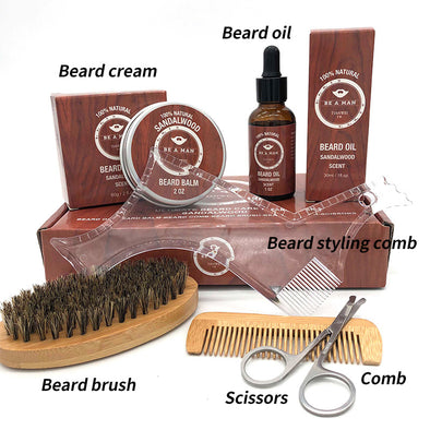 Beard care set Beard oil and beard cream