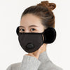 Women's cotton ear mask with breathing valve