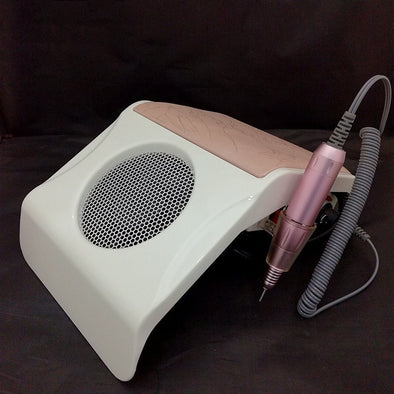 Polishing and vacuuming integrated nail polisher