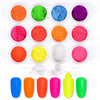 12 color nail powder