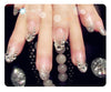 Manicure disc rhinestones