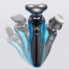 Three head electric shaver