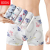 Herren-Boxershorts mit mittlerer Taille, atmungsaktive Jugend-Boxerunterwäsche