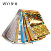 16pcs 20x4cm Mix Nail Art Transfer Foil Sticker