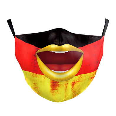 Children's flag calico mask