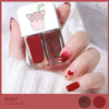 Two-tone Nail Polish New Autumn And Winter Free Baking Explosion Type Water-based Twin Set