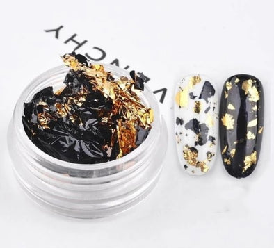 Nail tin foil fragment nail jewelry