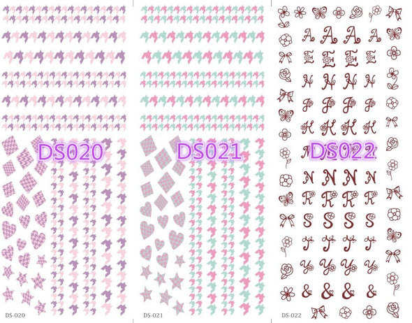 Watermark Sticker Decal Nail Sticker