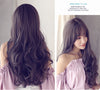 Wig female long hair micro-roll long curly hair big wave fluffy natural realistic chemical fiber wig