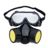 Gas mask head-mounted dust respirator