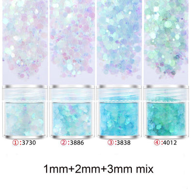 Manicure Accessories Sequins Laser Nail Polish Color Matching