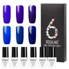 6 Colors Set Solid Color Gel Polish Set Nail Polish Gift Box Manicure