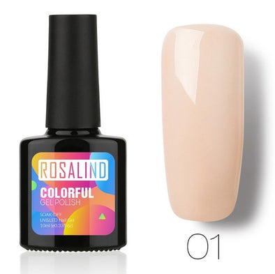 ROSALIND Solid Colour Bobbi Glue UV Nail Polish Гель-лак 10 мл Nail Salon Manicure Treament