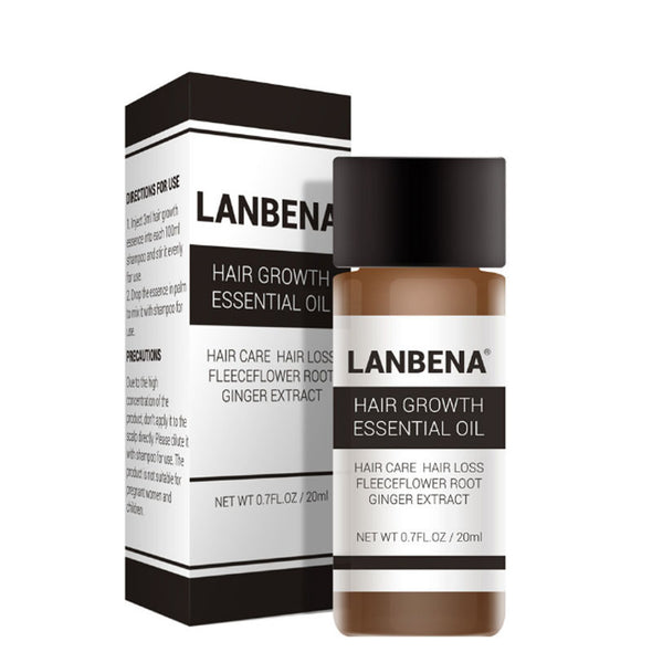 LANBENA Haarpflege Ätherisches Öl Haarwuchsbehandlung Vorbeugung von Haarausfallbehandlung 20ml 