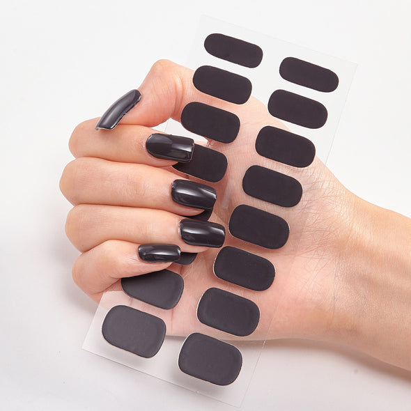 Nailart Sticker Pure Solid Color Self Adhesive Nail Sticker Набір наклейок для нігтів Nail Accesoires Nail Strips Full Beauty Adesivos