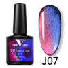 Venalisa 9D Gel Varnish Cat Eye Magic Chameleon Gel Varnish Nail Manicure Galaxy Starry Magnetic Multicolor 5 мл Гель-лак для нігтів