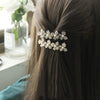 Fashion Creativity Pearl Drop Oil Flower Alloy Hairpin