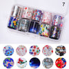 Color Laser Transfer Paper 50 Nail Star Stickers 10 Color Mixed Package