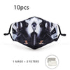 Printed protective filter pm2.5 mask