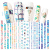 Adhesive nail decals