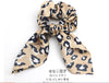 4Pcs Leopard Snake Floral Streamers Scrunchies Women Hair Scarf