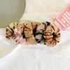 Autumn and winter warm mink hair leopard hair tie