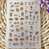 DIY New Japanese Angel Baby Gummed Manicure Stick Thin Nail Stickers