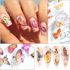 Nail Art 10 Color Laser Butterfly Nail Star Transfer Stickers