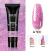 Glitter Poly Nail Gel Extension 15ml Гель-лак Все для манікюру Poly Builder Gel Semi Permanent Soak Off Nail Art