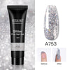 Glitter Poly Nagelgel Verlängerung 15ml Gelpolitur Alles für Maniküre Poly Builder Gel Semi Permanent Soak Off Nail Art