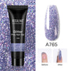 Glitter Poly Nail Gel Extension 15ml Гель-лак Все для манікюру Poly Builder Gel Semi Permanent Soak Off Nail Art